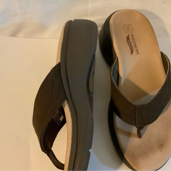 Sketchers Go Walk Sandals archfit size 6 brown - Picture 5 of 10